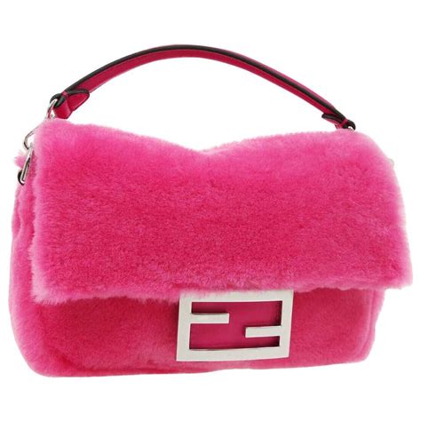 fendi fur charm pink|fendi straps.